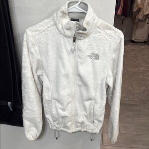 The North Face White Teddy Jacket Cozy and Stylish size small